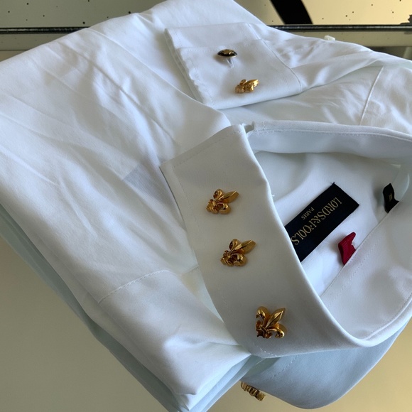 Men’s Slim-Fit Performance Stretch Solid Shirt - Picture 2 of 12